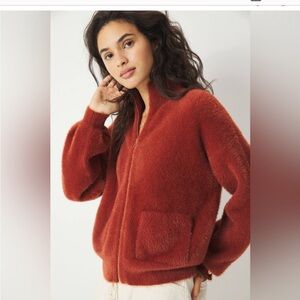 EUC Anthropologie Maeve Kalista Eyelash Sweater Jacket